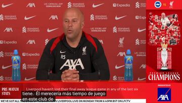Slot y la tristeza por perder a Luis Díaz