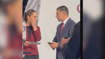 Captan el momento en que Claudia Sheinbaum se entera del homicidio en Ciudad de México