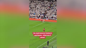 El United es un polvorín: la inexplicable bronca de Onana a Casemiro que no entienden en Inglaterra