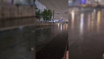 Línea A del Metro CDMX suspendida por inundaciones que dejaron las lluvias: todo paralizado
