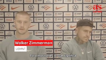 Walker Zimmerman: “Siempre hay presión cuando juegas para el USMNT”