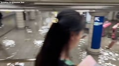 El video de la extraña inundación en Japón que rompe las redes