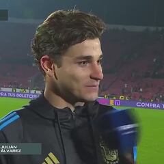 El consejo de Julián Alvarez a Mastantuono cuando le preguntan si va al Madrid