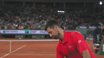 Lo que sucedió en la Chatrier cuando se iba Djokovic ya es historia de Roland Garros
