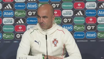 La rueda de prensa de Roberto Martínez previa al España-Portugal