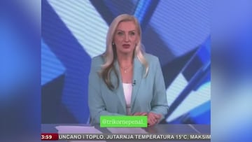El grave desliz de la televisión serbia con el resumen del Serbia-Andorra: viral en todo el mundo
