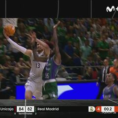 Incendio en el Carpena: el Madrid pierde a falta de 0,7 por esta antideportiva de Musa