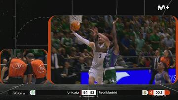 Incendio en el Carpena: el Madrid pierde a falta de 0,7 por esta antideportiva de Musa