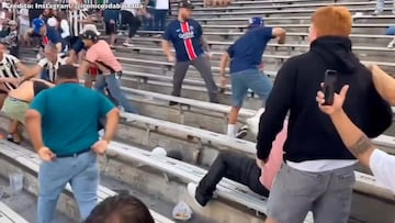 La violencia se apodera de la grada del Mundial de Clubes en el Botafogo ante PSG