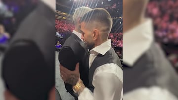 Topuria gana el primer asalto: oigan lo que le dijo a Oliveira en su cara a cara antes de la pelea