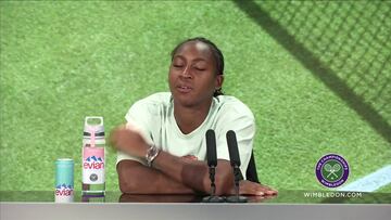 Emotional Coco Gauff breaks down after Wimbledon exit