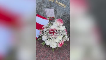 Liverpool es tremendo: el homenaje improvisado a Diogo Jota en Anfield que eriza la piel