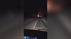 Truck driver records Diogo Jota’s Lamborghini in flames minutes after accident