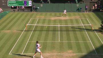 El vídeo de Wimbledon a Alcaraz rindiéndose a su golpe maestro: ¿el mejor de la historia en eso?
