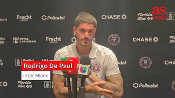 Rodrigo De Paul: “Quiero ser parte de la historia de Inter Miami”