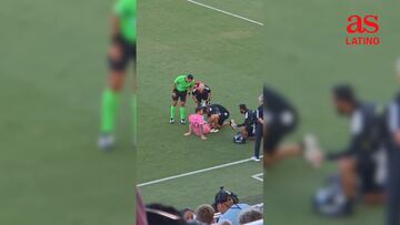 Messi abandona el Inter Miami - Necaxa con lesión muscular