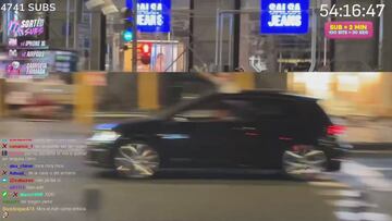 Le pide que acelere en plena Gran Vía y acaba muy mal: el vídeo del año ya está aquí