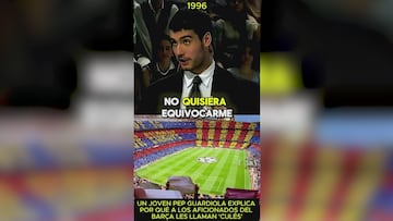 La genial explicación de Guardiola al significado de ser culé en 1996: vuelve a ser viral...