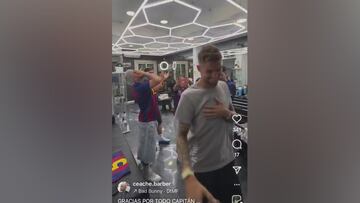 El peluquero de Íñigo Martínez la lía y sube este vídeo a redes