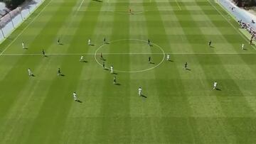 ¡Y no querían enseñarlo! El golazo del Madrid al Leganés desde más de 60 m. en el amistoso ‘fantasma’