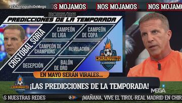 Primer día de ‘El Chiringuito’ y Cristóbal Soria lo revoluciona: vean sus predicciones de este año