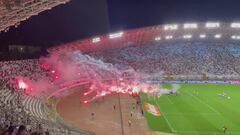 Ultras del Hajduk Split reprenden a sus jugadores por su eliminación europea: imagen muy dura