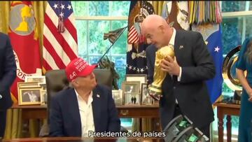 Trump pidió a Infantino cambiar la sede del sorteo del Mundial 2026 de Las Vegas a Washington