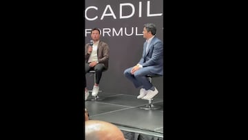 Primeras palabras de Sergio Pérez como piloto de Cadillac
