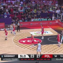 Increíble: la argucia de Polonia con Doncic para que no tocara el balón y acabara desquiciado