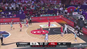 Increíble: la argucia de Polonia con Doncic para que no tocara el balón y acabara desquiciado