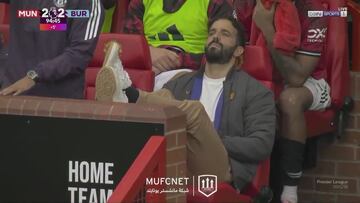 Lo de Amorim antes de que tire el United en el 95′ va camino de récord en redes: es surrealista