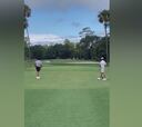 El hoyo en uno del hijo de Tiger Woods en un campo mítico: la reacción tras embocar sorprende