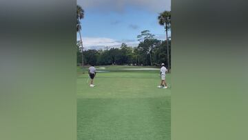 El hoyo en uno del hijo de Tiger Woods en un campo mítico: la reacción tras embocar sorprende