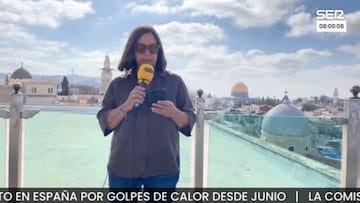 El impactante arranque de Àngels Barceló cerca de la frontera de Israel con Gaza: hiela el alma