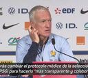 Fuerte enganchón de Deschamps con un periodista: “¡Claro y luego llama el Madrid y juegas tú!”