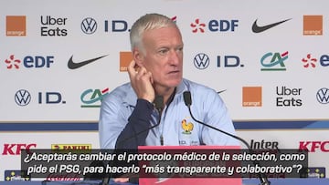 Fuerte enganchón de Deschamps con un periodista: “¡Claro y luego llama el Madrid y juegas tú!”