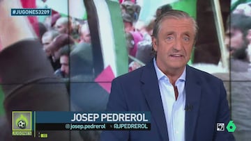 El inicio de Pedrerol sobre las protestas en La Vuelta: solo 10″de posicionarse rotundamente