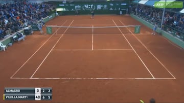 Sí, dejó el tenis tras 638 partidos con este golpe: lo de Almagro sigue siendo viral 6 años después porque fue insuperable
