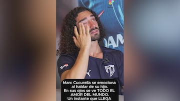 Cucurella rompe a llorar al hablar de su hijo autista: “Es la primera vez que hablo de esto”