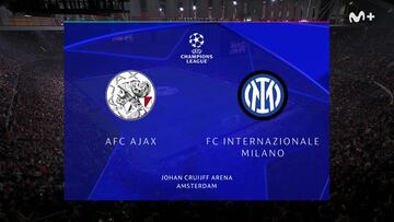 Resumen y goles del Ajax vs Inter Milán, jornada 1 de la Champions League 25-26
