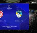 Resumen y goles del Olympiacos vs Pafos, jornada 1 de la Champions League 25-26