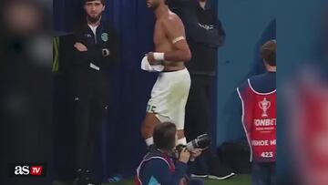 Surreal scene with the Var goes around the world