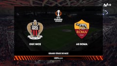Resumen y goles del Niza vs Roma de la Europa League