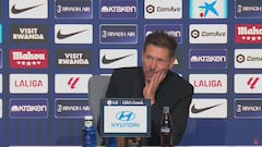 Le preguntan a Simeone si el Atleti está preparado para jugar contra el Madrid y sorprende con esto