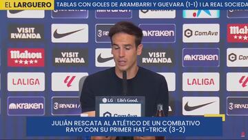 La magistral respuesta de Íñigo Pérez cuando le preguntan por las posibles rojas al Atlético: a mucha gente no le gustará