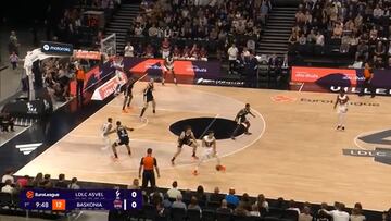 Resumen del Asvel Basket vs Baskonia de la Euroliga