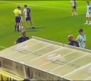 Un aficionado de Unionistas escupe al entrenador del Celta Fortuna y la reacción del Reina Sofía es ejemplar