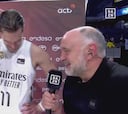 Laso trata de meter en un berenjenal a Hezonja y la respuesta del croata es sublime: se las sabe todas