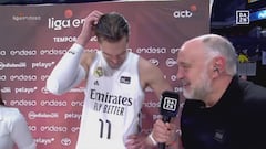 Laso trata de meter en un berenjenal a Hezonja y la respuesta del croata es sublime: se las sabe todas