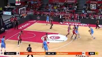 Resumen del Zaragoza vs Breogán, jornada 3 de la Liga Endesa